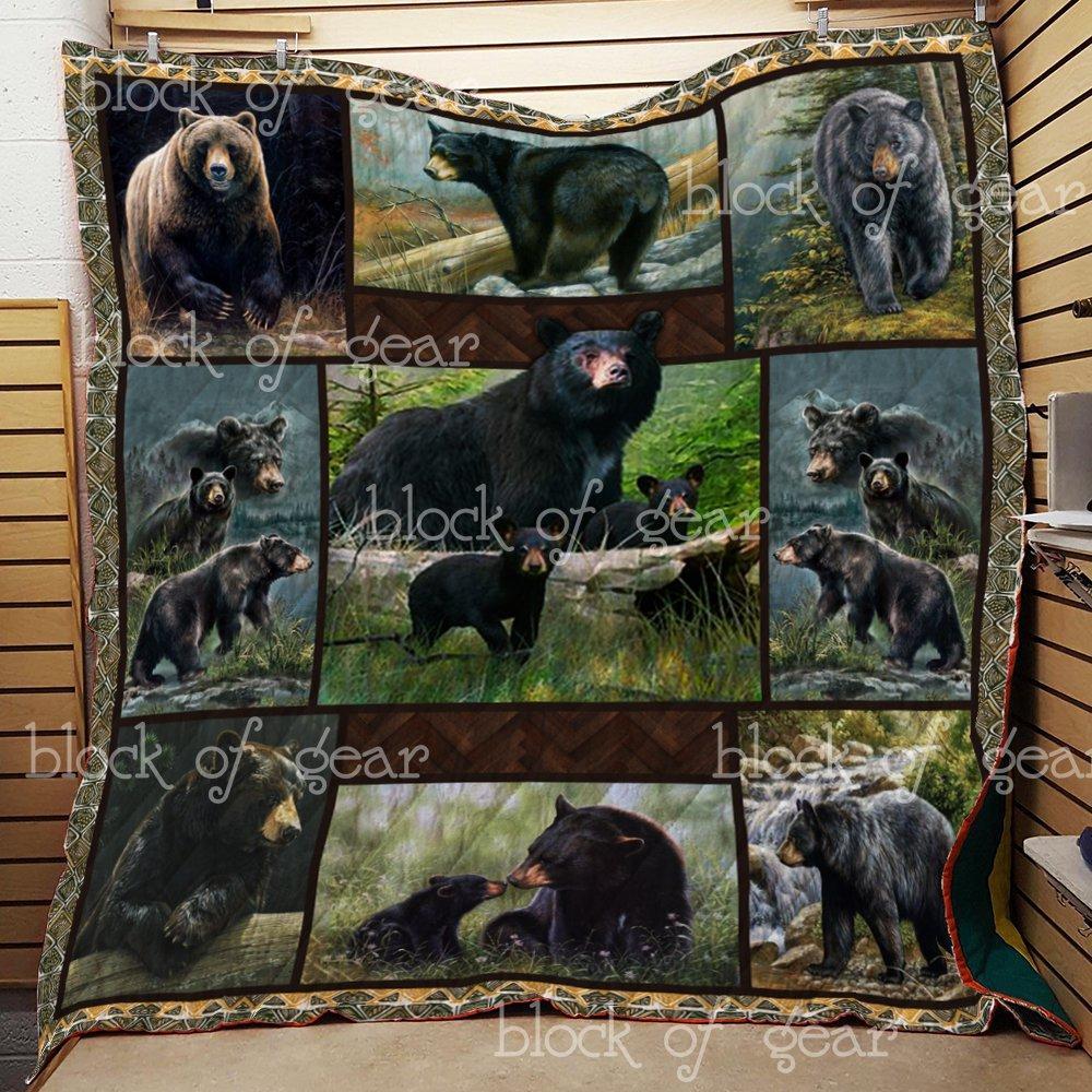 American Black Bear Quilt Th671