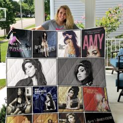 Amy Winehouse Quilt Blanket