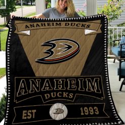 Anaheim Ducks Quilt Blanket