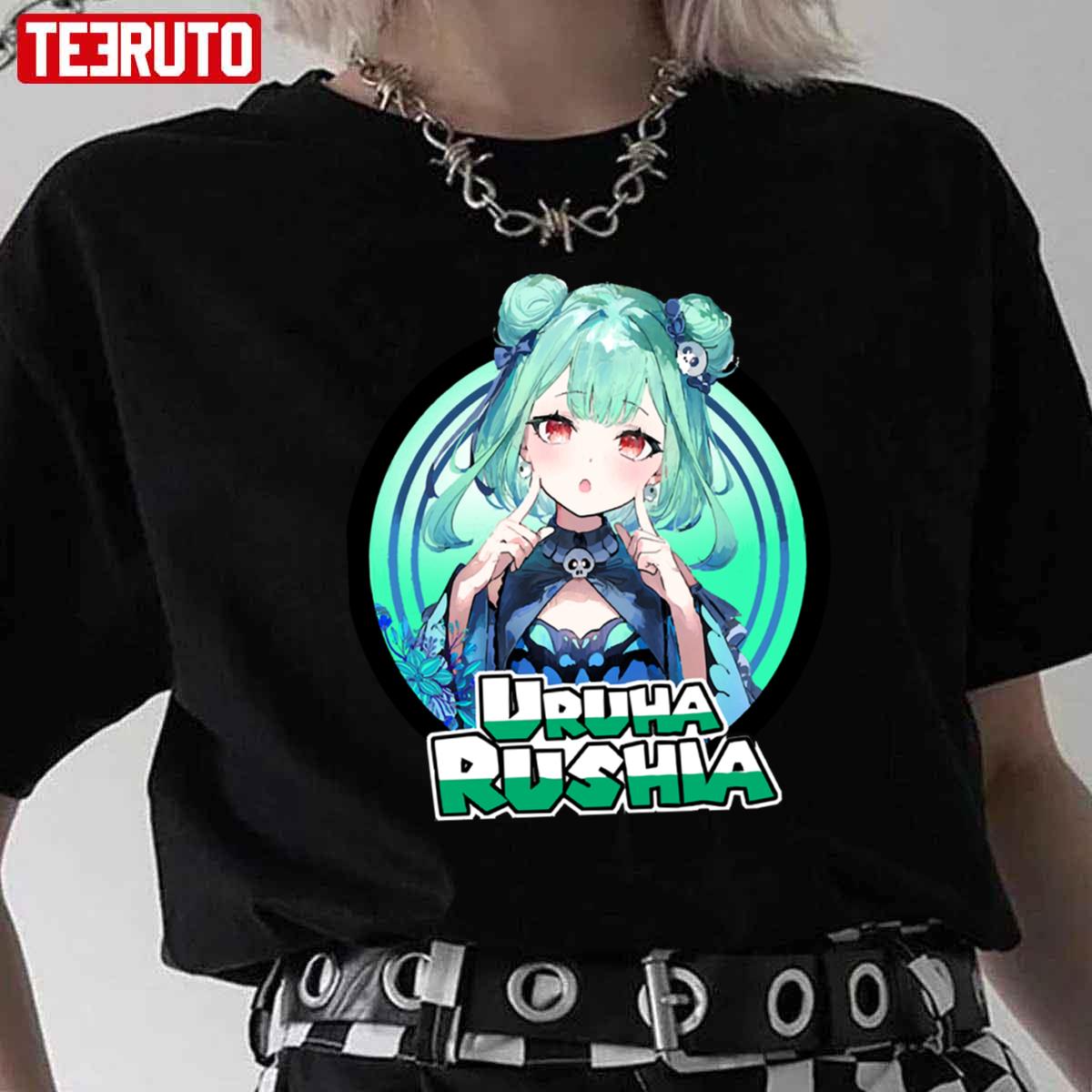 Anime Kawaii Uruha Rushia Hololive Unisex T-Shirt