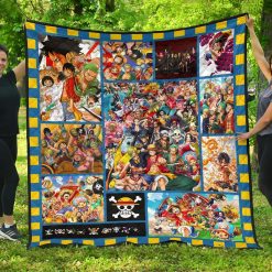 Anime One Piece Quilt Blanket Fan Gift Idea NH08