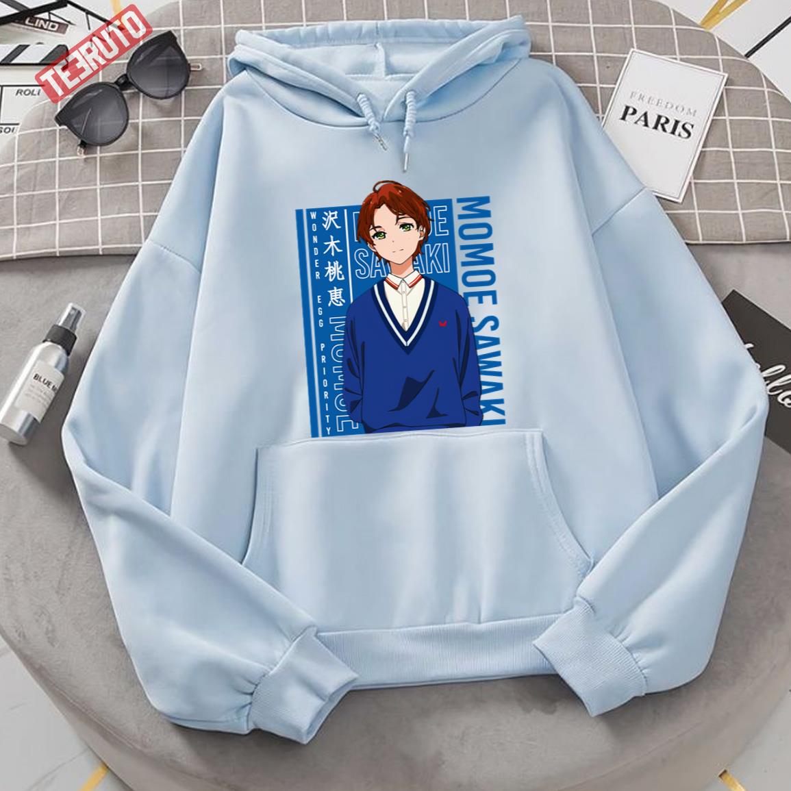 Anime Wonder Egg Priority Momoe Sawaki Unisex Hoodie