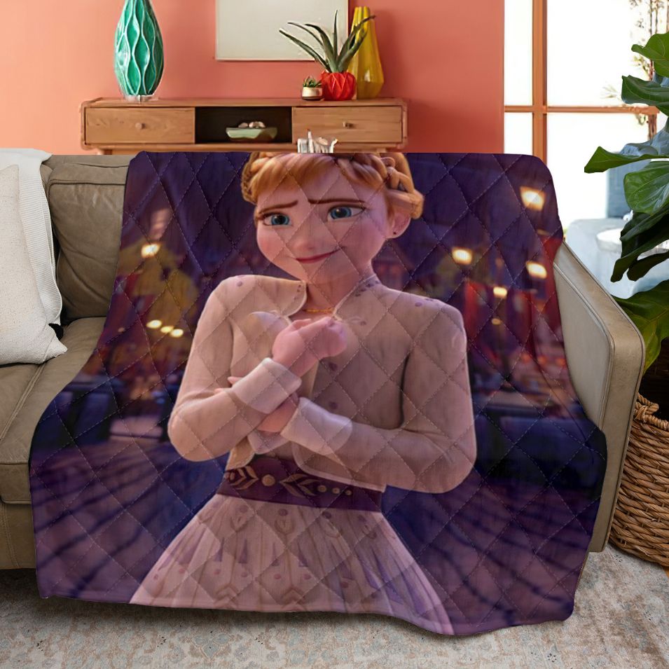 Anna Disney Frozen Quilt Blanket