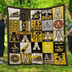 Appalachian State Mountaineers Quilt Blanket DUP