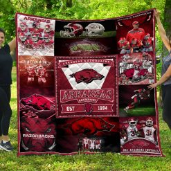 Arkansas Razorback Quilt Blanket LC23