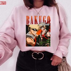 Bakugo Katsuki Anime Homage My Hero Academia Unisex Sweatshirt