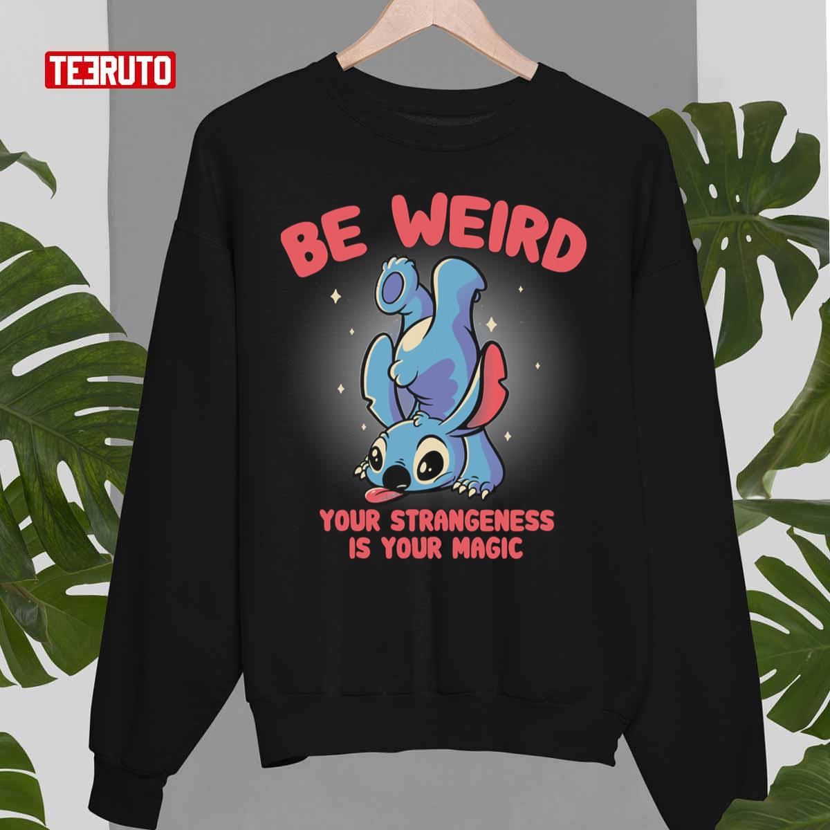 Be Weird Funny Cute Alien Experiment Unisex Sweatshirt