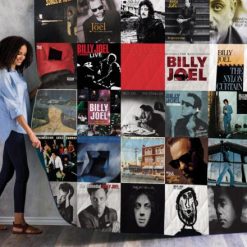 Billy Joel Albums Quilt Blanket 01