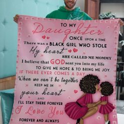 Black Family Like Mother Like Daughter Fleece Blanket Quilt Blanket