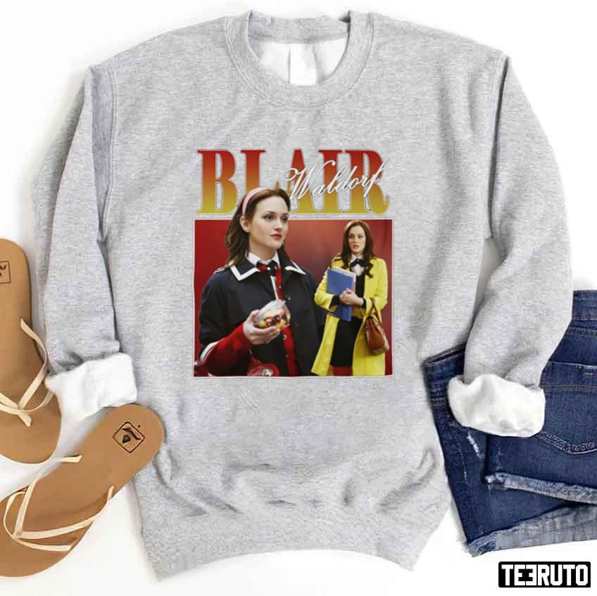 Blair Waldorf Leighton Meester Gossip Girl Vintage Unisex Sweatshirt