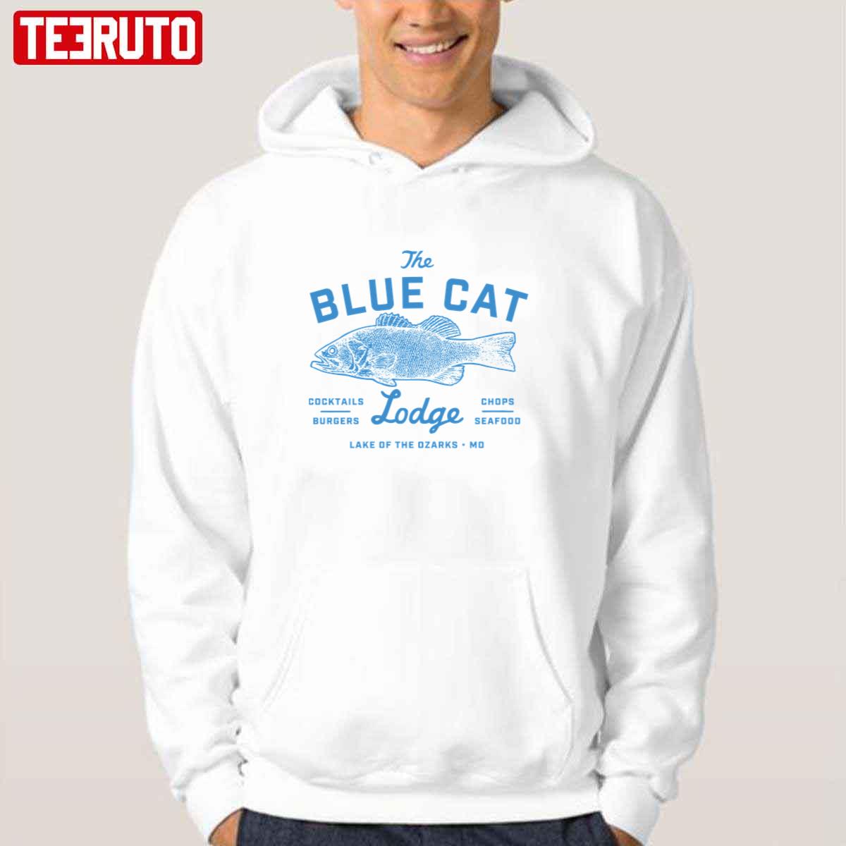 Blue Cat Lodge Unisex Hoodie