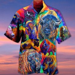 Boat Print Hawaiian Shirt