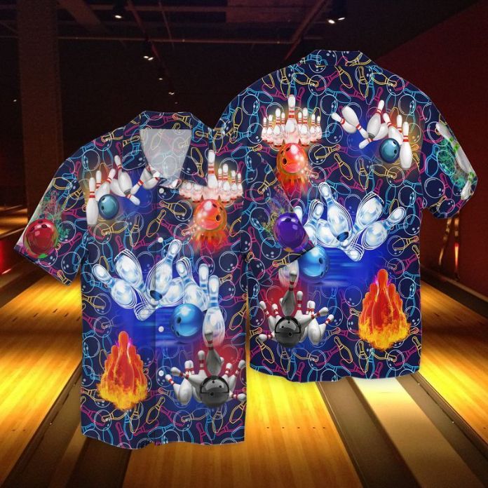 Bowling Hippie Hawaiian Shirt