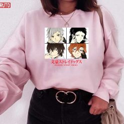 Bungo Stray Dogs Anime Characters Art Unisex Sweatshirt