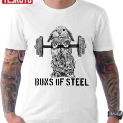 Buns Of Steel Bunny Unisex T-Shirt