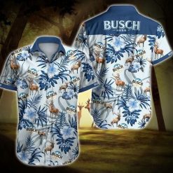 Busch Beer Hawaiian Shirt