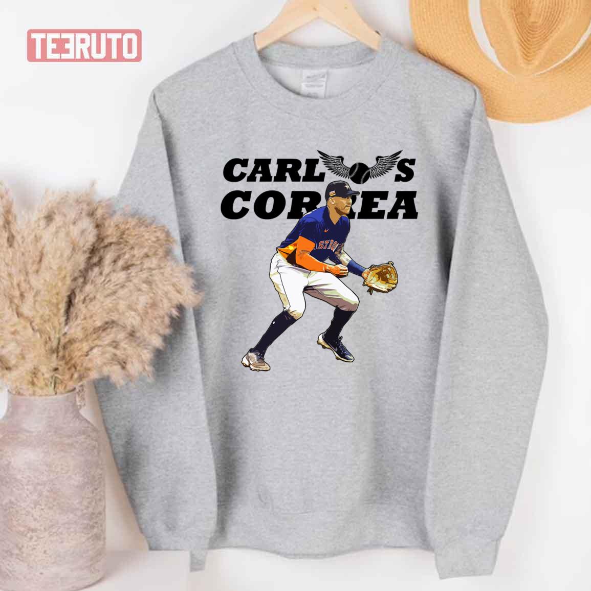 Carlos Correa Houston Astros Major League Baseball Unisex T-Shirt - Teeruto