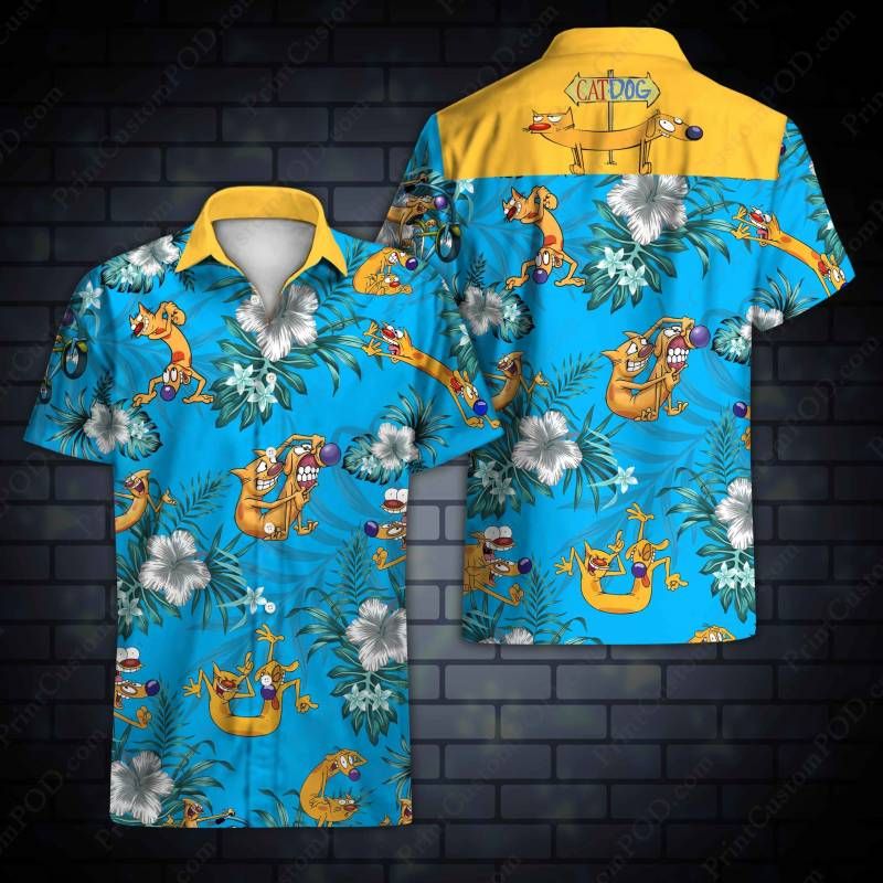 Catdog Hawaiian Shirt