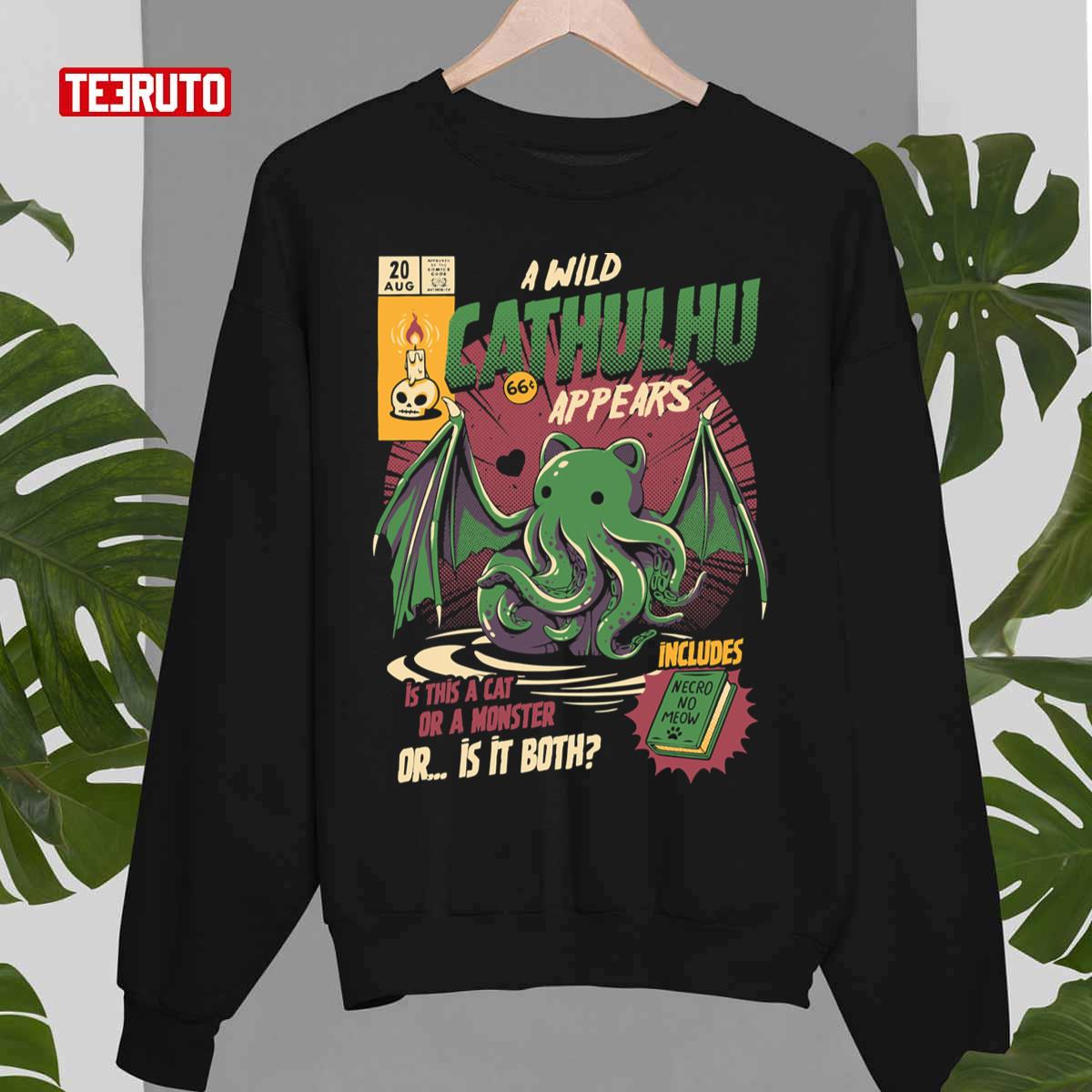 Cathulhu Japanese Style Cthulhu Unisex Sweatshirt