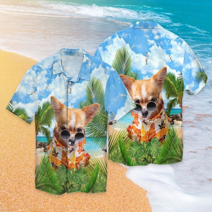 Chihuahua Beach Cool Hawaiian Shirt