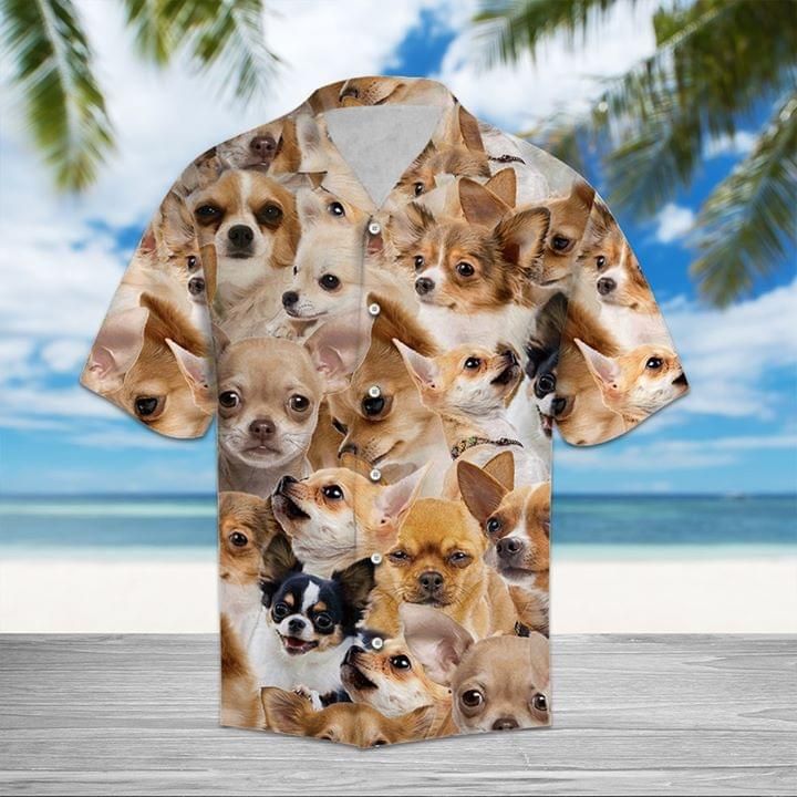 Chihuahua Dog Funny Hawaiian Shirt