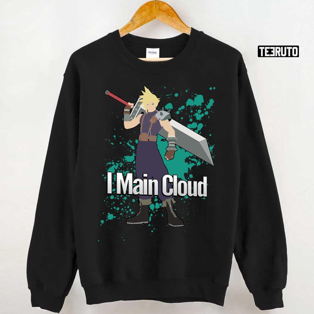Cloud Super Smash Bros I Main Game Character Unisex T-Shirt