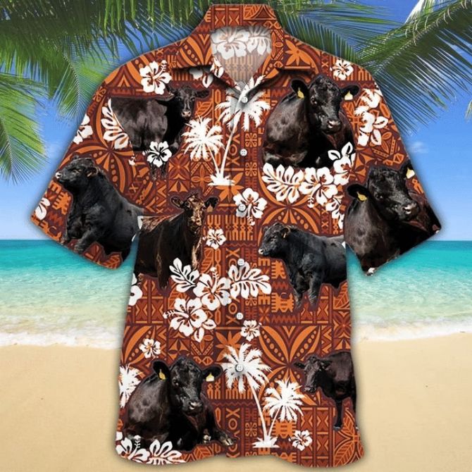 Cow 5 Print Hawaiian Shirt