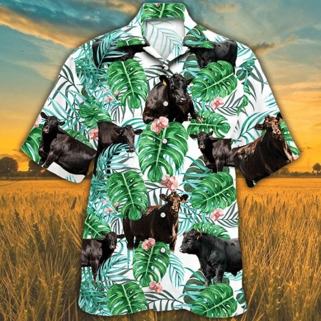 Cow 7 Print Hawaiian Shirt