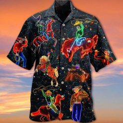 Cowboy 1 Print Hawaiian Shirt