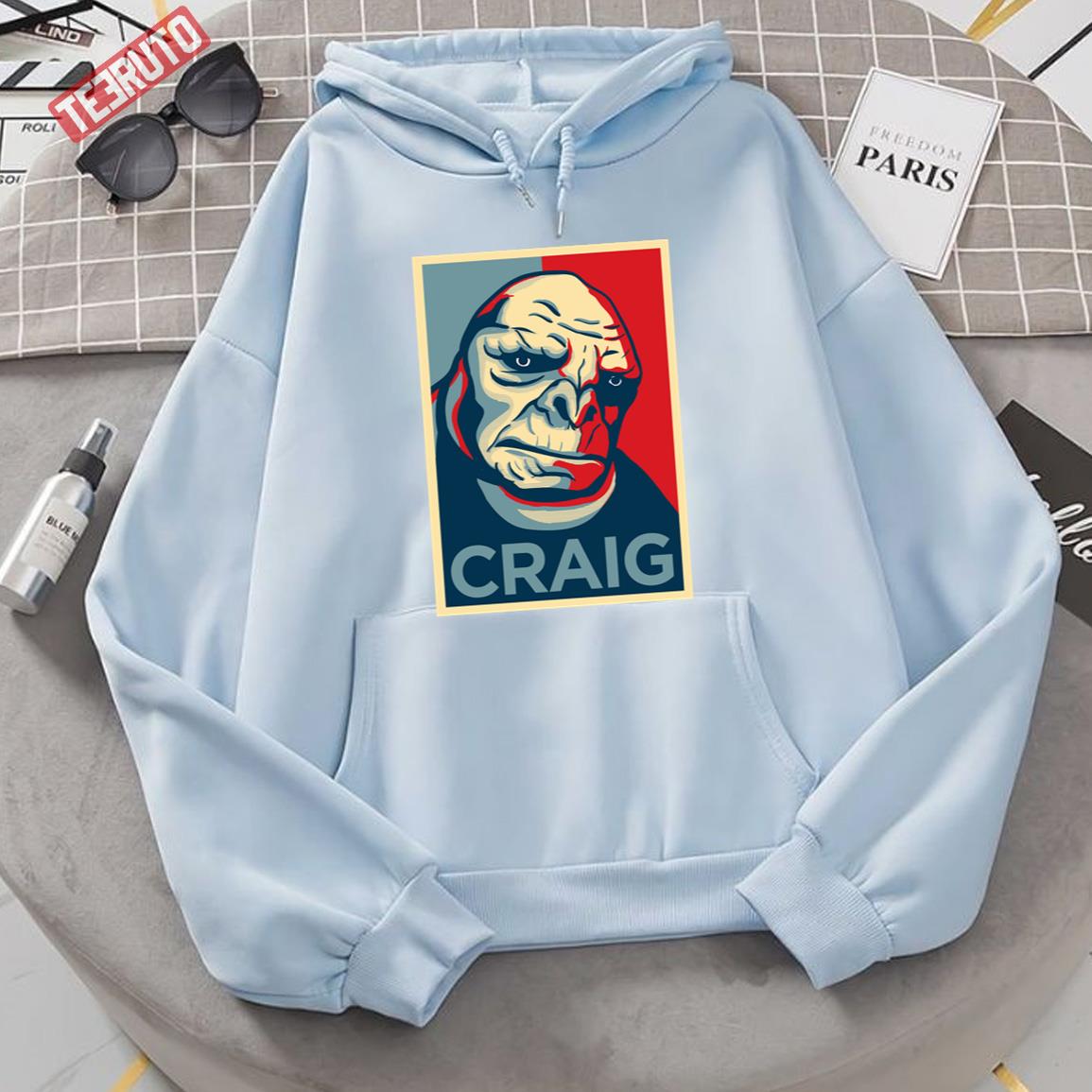 Craig El Brute Vintage Style Unisex Hoodie