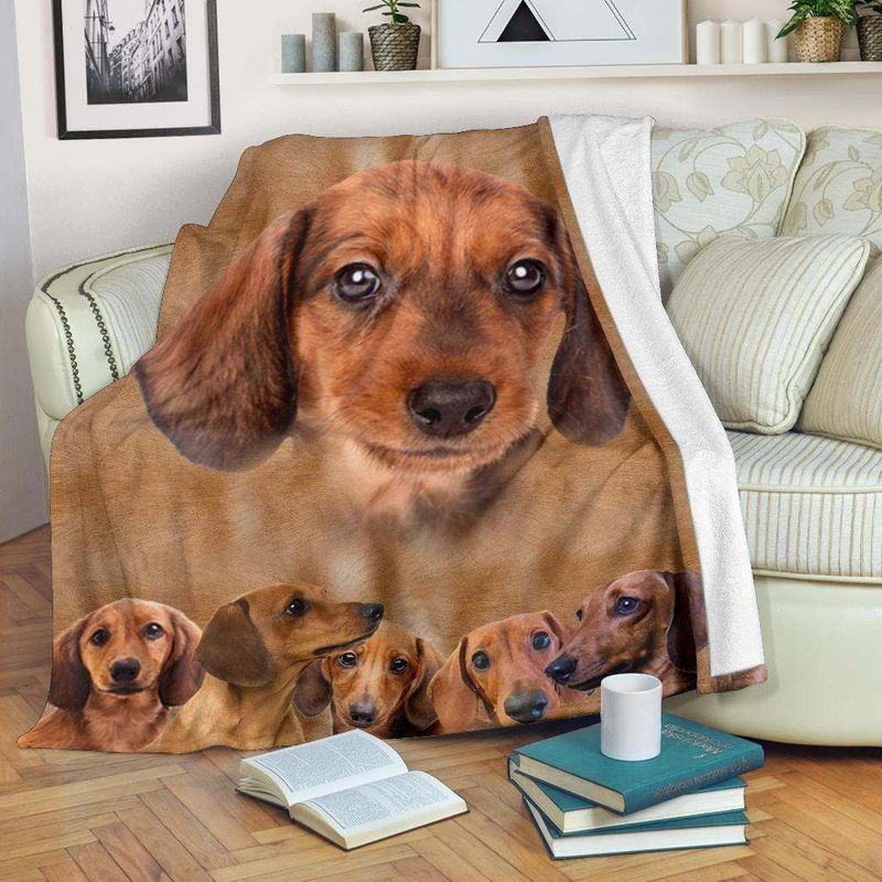 Dachshund Dog Lover Premium Comfy Sofa Throw Blanket