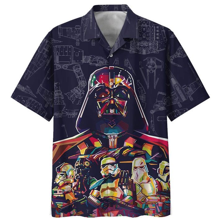 Darth Vader Star Wars Print Hawaiian Shirt