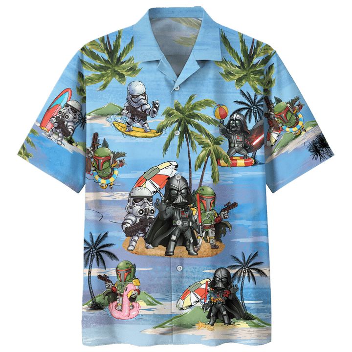 Darth Vader Summer Time 2 Print Hawaiian Shirt