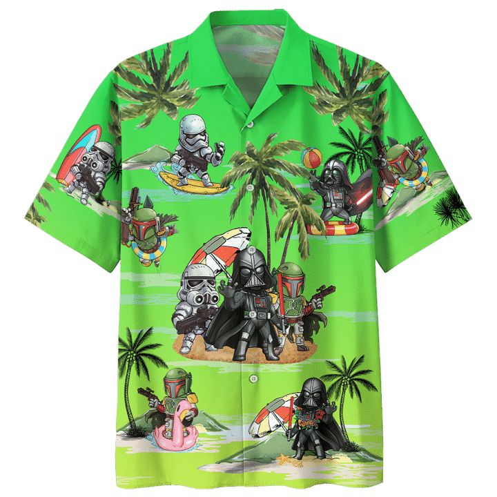 Darth Vader Summer Time 6 Print Hawaiian Shirt - Teeruto