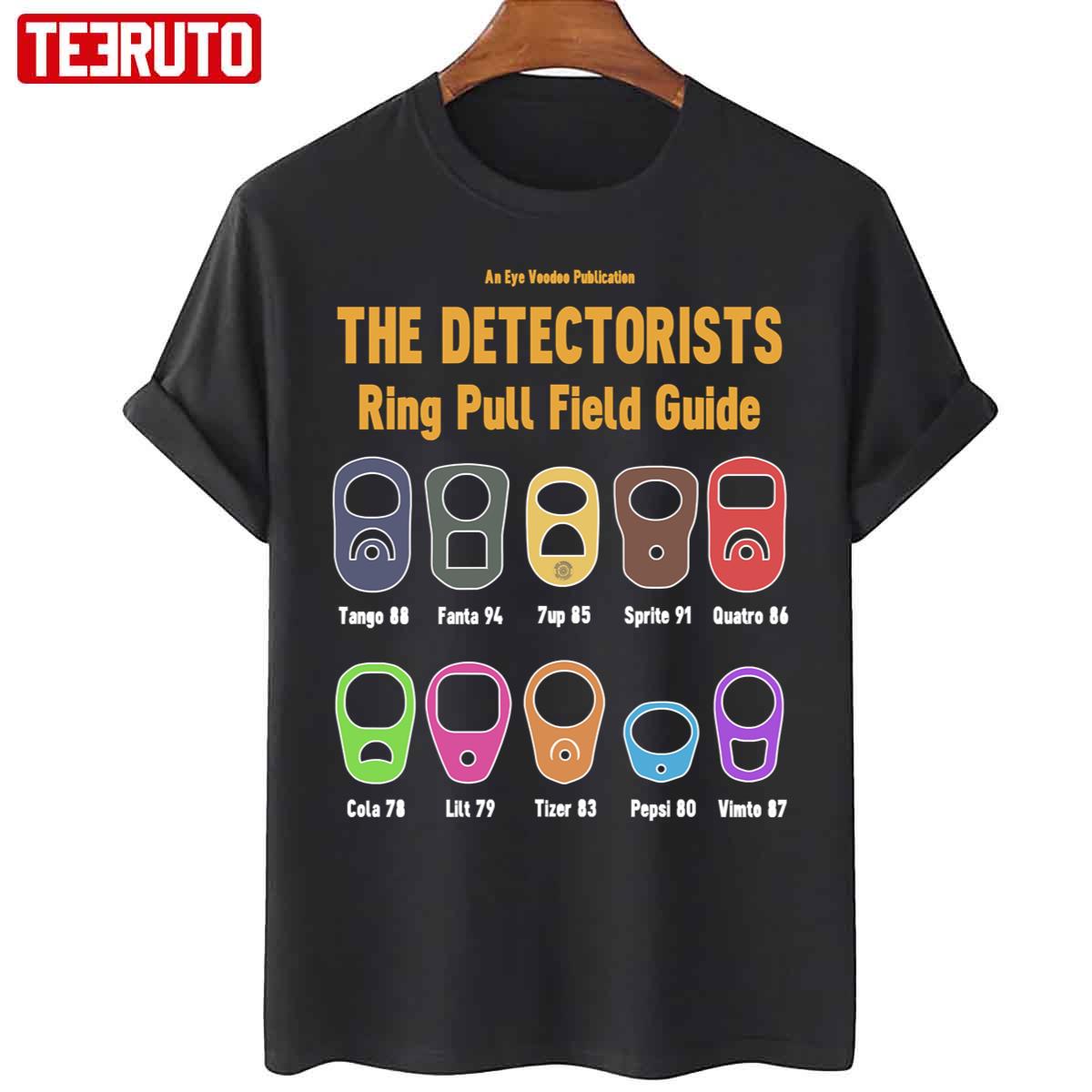 Detectorists Ring Pull Field Guide By Eye Voodoo Rainbow Unisex T-Shirt