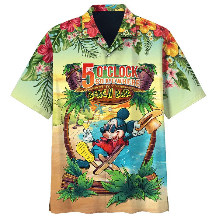 Pirated of the Caribbean Mickey and Friends Hawaiian Shirt, Mickey  Caribbean Hawaiian Shirt - Ink In Action