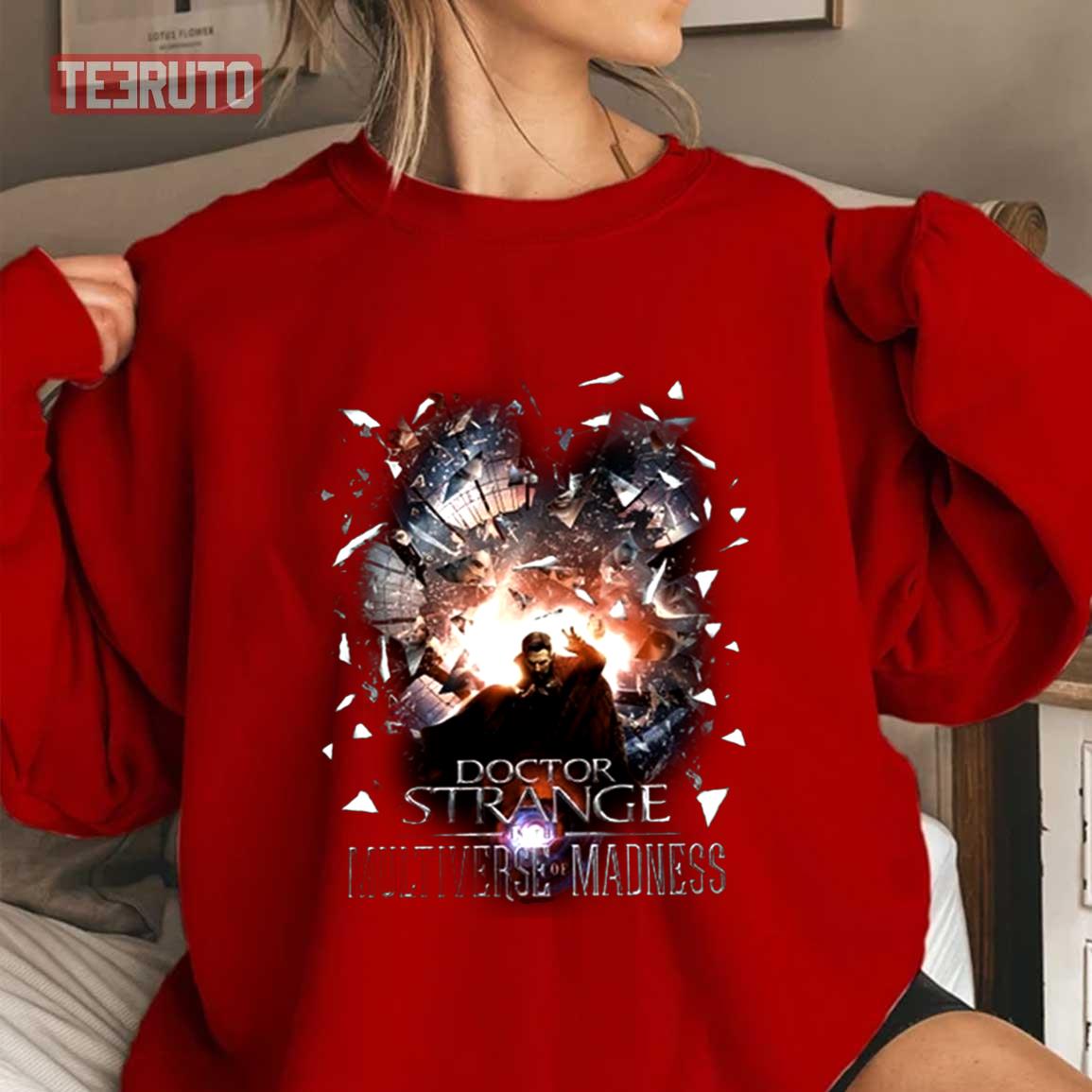 Doctor Strange Multiverse Of Madness Wanda Maximoff Art Marvel Movie Unisex Sweatshirt