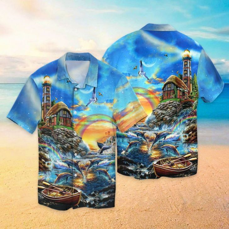 Dolphin Hawaiian Shirt