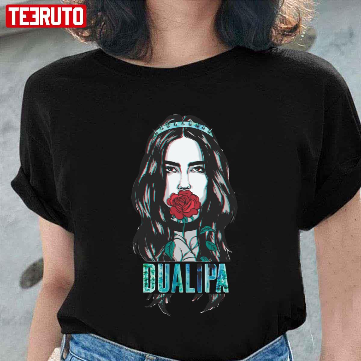 Dua Lipa Rose Art Unisex T-Shirt