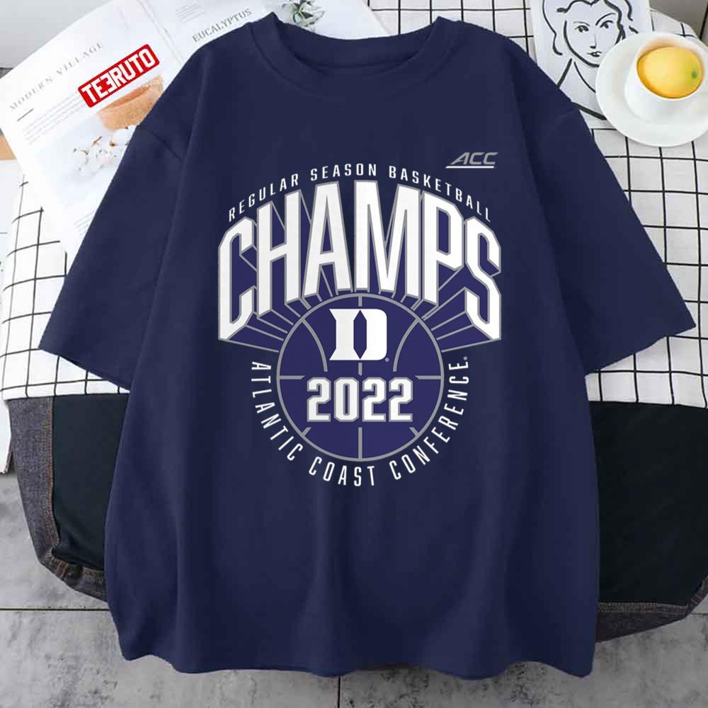 Duke Blue Devils Fanatics Branded 2022 Acc Unisex T-Shirt