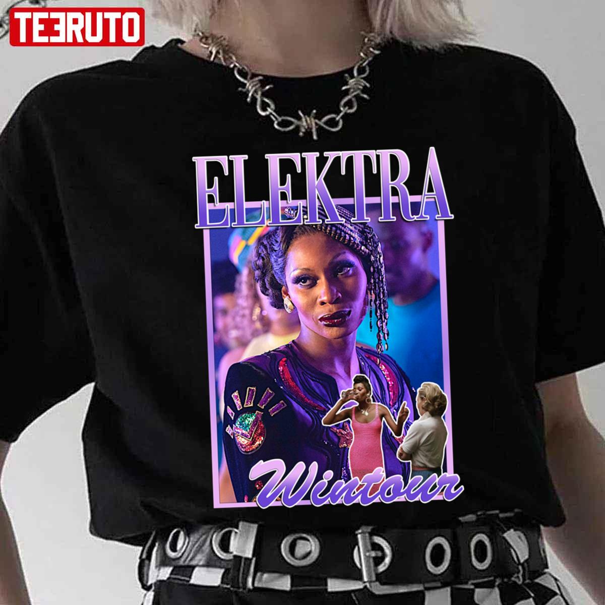 Elektra Wintour Abundance Evangelista Vintage Style Unisex T-Shirt