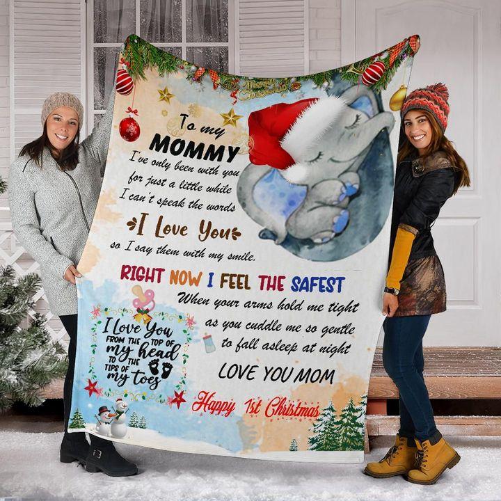 https://teeruto.com/wp-content/uploads/2022/03/elephant-to-my-mommy-ive-only-been-with-you-blanket-for-mom-happy-1st-christmas-ltuet.jpg