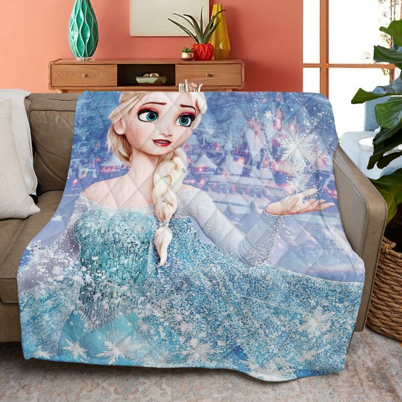 Elsa Disney Frozen 3 Quilt Blanket