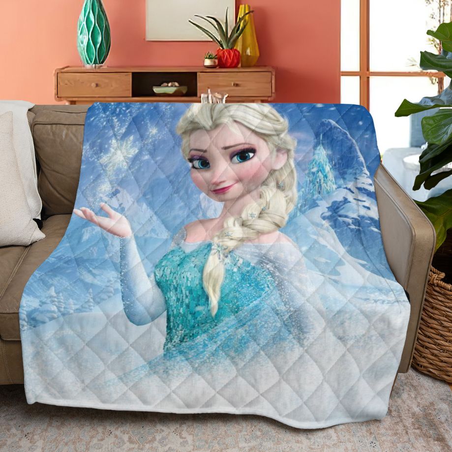 Elsa Disney Frozen Quilt Blanket