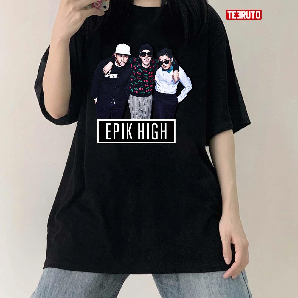 Epik High DJ Tukutz Tablo And Mithrajin KPOP Band Unisex T-Shirt