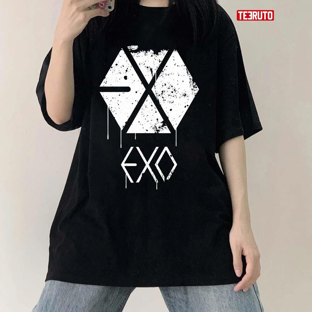 Exo Grunge Spraypaint Unisex T-Shirt