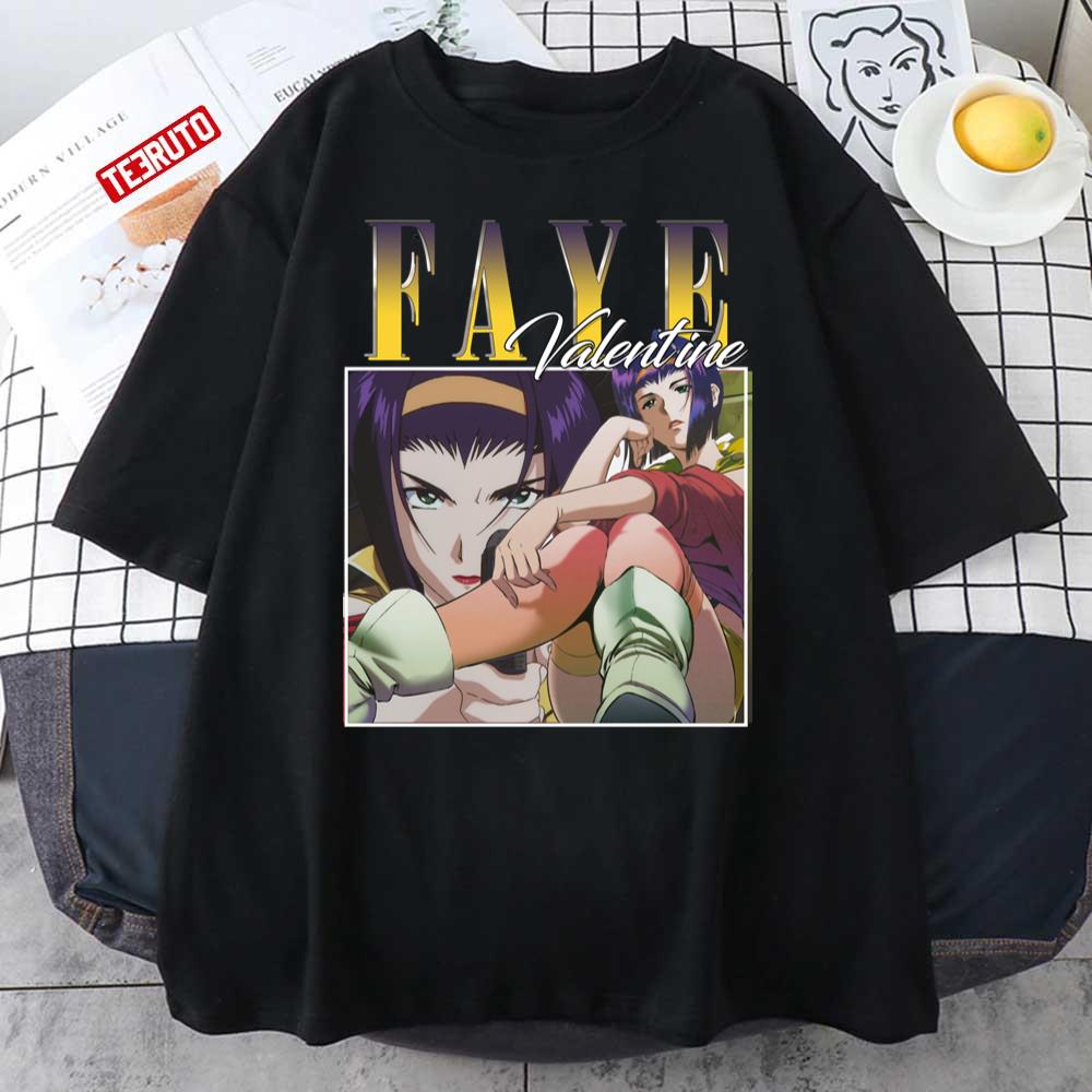 Faye Valentine Anime Homage Cowboy Bebop Unisex T-Shirt - Teeruto