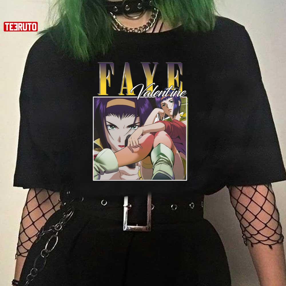 Faye Valentine Anime Homage Cowboy Bebop Unisex T-Shirt - Teeruto