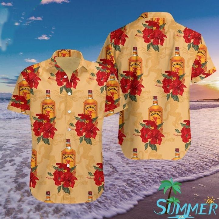 Fireball Aloha Hawaiian Shirt - Teeruto