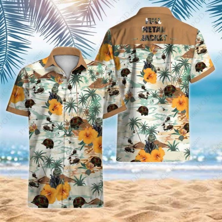 Full Metal Jacket Hawaiian Shirt - Teeruto